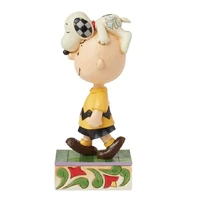 Peanuts by Jim Shore - Snoopy on Charlie Brown's Head