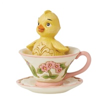 Jim Shore Heartwood Creek - Chick in Teacup Mini Figurine