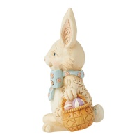 Jim Shore Heartwood Creek - Easter Bunny with Bow Pint Sized Figurine