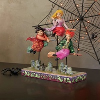 Jim Shore Disney Traditions - Hocus Pocus - Sanderson Sisters Flying