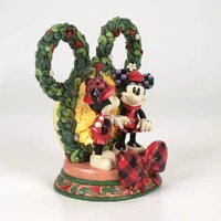 Jim Shore Disney Traditions - Mickey & Minnie Magical Winter Moments LED Diorama - First Edition (Signed by Jim Shore)