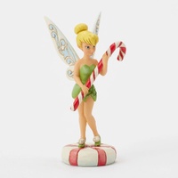 Jim Shore Disney Traditions - Tinkerbell Christmas - Tink with Candy Cane - Peppermint Pixie