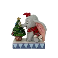 Jim Shore Disney Traditions - Dumbo with Christmas Tree - Merry Moments