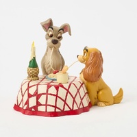 Jim Shore Disney Traditions - Lady & The Tramp - Spaghetti Scene
