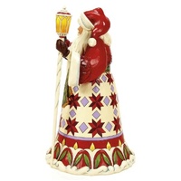 Jim Shore Heartwood Creek - Santa with Cardinal on Hand
