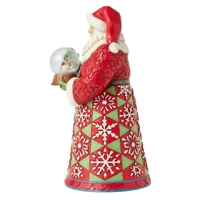 Jim Shore Heartwood Creek - Santa Holding Mini Globe