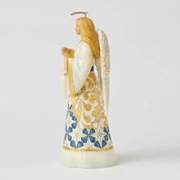 Jim Shore Heartwood Creek Twilight Blue - Blue and Gold Angel