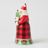 Jim Shore Heartwood Creek Highland Glen - Santa with Cardinals