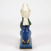 Jim Shore Heartwood Creek Twilight Blue - Blue and Gold Hope Sign with Dove
