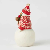 Jim Shore Heartwood Creek Nordic Noel - Snowman with Branch