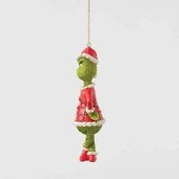 Dr Seuss The Grinch by Jim Shore - Grinch with Hands on Hips Hanging Ornament