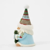 Jim Shore Heartwood Creek - Gnome with Wreath and Fur Hat