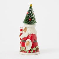 Jim Shore Heartwood Creek - Santa with Sisal Tree Hat Pint Sized Figurine