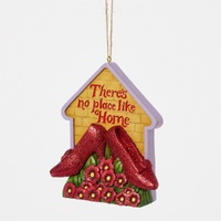 Wizard of Oz by Jim Shore - Ruby Slippers Home Hanging Ornament