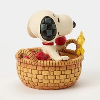 Peanuts by Jim Shore - Snoopy and Woodstock with Strawberries