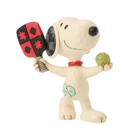 Peanuts by Jim Shore - Snoopy Playing Pickleball