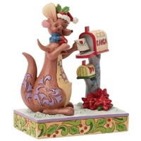 Jim Shore Disney Traditions - Winnie the Pooh - Kanga & Roo Christmas - Roo's Holiday Wish