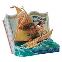 Jim Shore Disney Traditions - Moana Storybook - The Ocean Chose Me