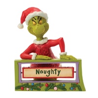Dr Seuss The Grinch by Jim Shore - Grinch with Rotating Messages