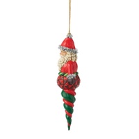 Jim Shore Heartwood Creek - Santa Finial Shape Hanging Ornament