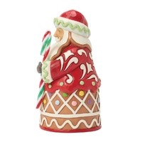 Jim Shore Heartwood Creek Gingerbread Christmas - Santa with Candy Pint Sized Figurine