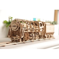 Ugears Wooden Model - Steam Locomotive with Tender