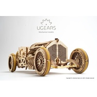 Ugears Wooden Model - U-9 Grand Prix Car