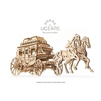 Ugears Wooden Model - Stagecoach