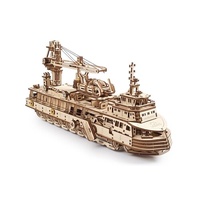 Ugears Wooden Model - Research Vessel