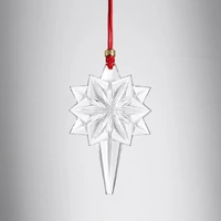 Waterford Crystal Annual Dated 2024 Snow Star Hanging Ornament