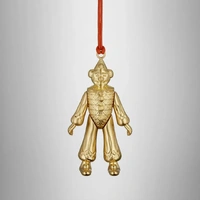 Waterford Golden Christmas Clown Hanging Ornament