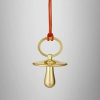 Waterford Golden Christmas Pacifier Hanging Ornament