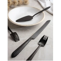 Splayd Cake Server and Splayd Black Set of 5
