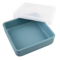Melii - Luxe Silicone Sandwich Container 790ml Blue