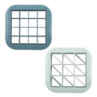 Melii - Luxe Bite Size Sandwich Cutters Blue Mint (Set of 2)