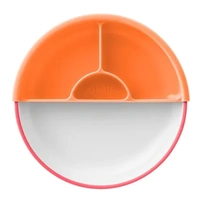 Omie - Toddler Plate & Divider Pink
