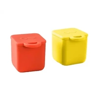 Omie - OmieDip Silicone Containers (Set of 2) Yellow Red