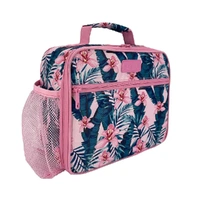 Sachi Style 321 Insulated Crew Lunch Bag - Pink Orchids