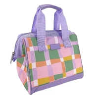 Sachi Style 34 Insulated Lunch Bag - Pastel Checks