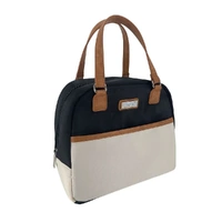 Sachi Style 237 Insulated Cali Lunch Bag - Black & Cream