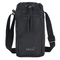 Sachi Crossbody Lite Insulated Bottle Bag - Black