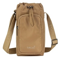 Sachi Crossbody Lite Insulated Bottle Bag - Latte - Large