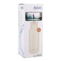 Oasis Moda Mag-Grip Triple Wall Insulated Water Bottle - 1L Alabaster