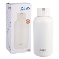 Oasis Moda Triple Wall Insulated Water Bottle - 1.5L Alabaster