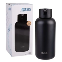 Oasis Moda Triple Wall Insulated Water Bottle - 1.5L Black