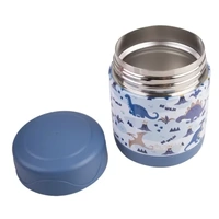 Oasis Double Wall Insulated Kid's Food Flask - 300ml Dinosaur Land