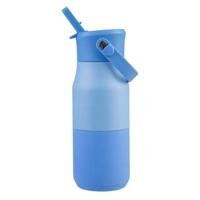 Oasis Double Wall Insulated Sipper Jnr Drink Bottle - 400ml Blue