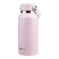 Oasis Double Wall Insulated Mini Bottle - 300ml Pink Lemonade