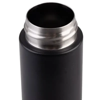 Oasis Double Wall Insulated Powdercoat Skinny Mini Drink Bottle - 250ml Black