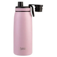 Oasis Sports Double Wall Insulated Screw Cap Water Bottle - 780ml Blush